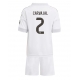 Real Madrid Daniel Carvajal #2 Barnkläder Hemma matchtröja till baby 2025-26 Kortärmad (+ Korta byxor) Billigt Real Madrid Daniel Carvajal #2 Barnkläder Hemma matchtröja till baby 2025-26 Kortärmad (+ Korta byxor) Billigt